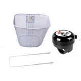 Cesta Cestinha Bicicleta Infantil Aro 20 Buzina Trim Trim