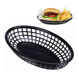 Cesta Cestinha Oval Servir Lanches Fritas Conj 25 Unidades