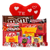 Cesta Chocolate Dia Dos Namorados Presente Pelúcia Coração