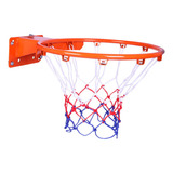 Cesta De Basquete E Conjunto De Rede Aro De Aço Adulto