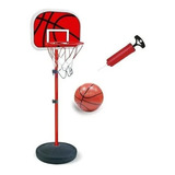 Cesta De Basquete Infantil Brinquedo Regulável Até 139 Cm