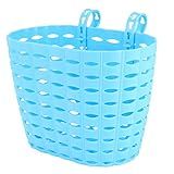 Cesta De Bicicleta Infantil Cesta De Guidão Frontal Para Crianças Pequenas Cesta De Bicicleta Para Chirlden Conjuntos DIY Azul 