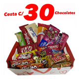 Cesta De Chocolates Grandes Marcas Premium