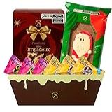 Cesta De Chocolates Natalinos Cacau Show