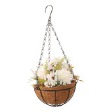 Cesta De Flores Grinalda Primavera Flores Cesta Arranjo De