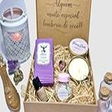 Cesta De Presente Calmaria Kit Presente Incenso Vela Escalda Pés Óleo Essencial Aniversário Homem Mulher Dia Dos Pais Dia Das Mães Natal