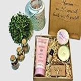 Cesta De Presente Spa Presente De Aniversário Kit De Presente Hidratante Vela Sabonete Barra Natural Oléo Essencial Mulher Dia Das Mãe Natal