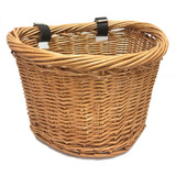 Cesta Dianteira P Bike Removível 26 Vime Vintage Retrô