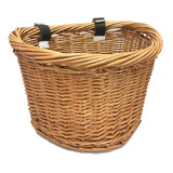 Cesta Dianteira P Bike Removível 26 Vime Vintage Retrô