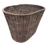 Cesta Dianteira Para Bike Removível Hf 50 Vime Sint Marrom