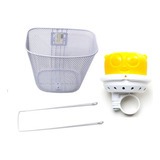 Cesta Infantil Bicicleta Aro 20 Cestinha Buzina Fon Fon