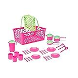 Cesta Leva Papinha Cardoso Rosa Verde