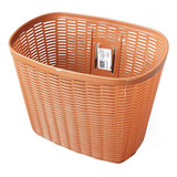 Cesta Marrom Grande Para Bicicleta Mtb Retro Aro 24 Ou 26