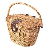 Cesta Para Bicicleta Frontal Vime Retro Tampa Engate Rápido Mitsu Sports