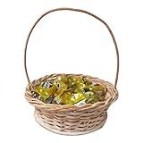 Cesta Redonda De Vime Páscoa M 21 X 21 X 23-01 Unidade