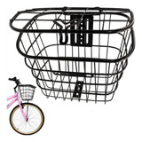Cesta Reforçada Com Tampa P Bicicleta Cestinho Forte Bike