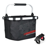 Cestinha Cesta High One Tecido Com Blocagem Encaixe Bike Mtb
