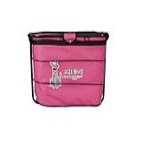 Cestinha Cesto Para Bagageiro Para Pets Grandes Big Bike Dog Cor Rosa Altmayer