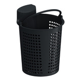 Cesto De Limpeza Para Caixa De Gordura 18l Pvc Preto Tigre