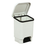 Cesto De Lixo 15litros Com Pedal Resistente Modelo Marfinite