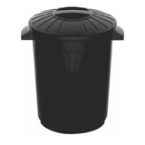 Cesto De Lixo E Roupa Com Tampa Multiuso Latão 60l