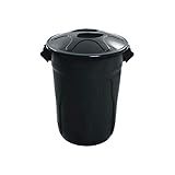 Cesto De Lixo Plastico Com Tampa 60 Litros