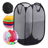 Cesto De Roupa Dobrável Organizador Brinquedo Nylon Multiuso