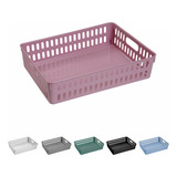Cesto Decorativo Caixa Organizadora Cozinha Casa Kit Com 4