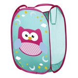 Cesto Dobrável Organizador Roupas Brinquedos Telado C Alça
