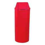 Cesto Lixeira Plástica Tampa Vai Vem Basculante 22l Cor Vermelho Jsn