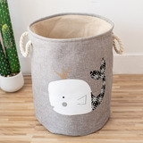 Cesto Multiuso Organizador Brinquedo Roupa Dobrável Infantil