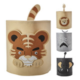 Cesto Organizador Animais 3d Brinquedo Roupa Suja Multiuso
