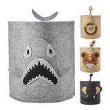 Cesto Organizador Brinquedo Roupa Suja Multiuso Animais 3d
