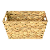 Cesto Organizador Fibra Natural Seagrass Paramount 33x20cm Cor Palha