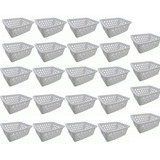Cesto Organizador Multiuso Kit 24 Peças 16x12 5cm P Uninjet