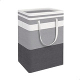 Cesto Roupa Suja Bolsa Grande 75l Dobrável Multiuso Lavanderia Praia Utensílios Casa Porta Treco Toalha Piscina Lavação Hotel Cinza Casa Attract 4x4sc