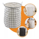 Cesto Roupa Suja Organizador Dobrável Impermeável Multiuso