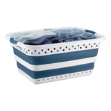 Cesto Roupas Dobrável 40l Azul 61 5x44 5x26 5 Cm Electrolux