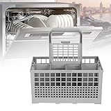 Cesto Universal De Talheres Cesta Universal De Talheres ABS Multiuso Com 8 Compartimentos Para Máquinas De Lavar Louça Multiuso
