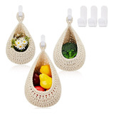 Cestos De Frutas Pendurados Para Cozinha 3 Peças De Armazen