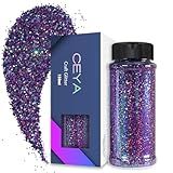 Ceya Chameleon Glitter 100 G Colorido Para Festa Mudança De Cor Glitter Pó Que Muda De Cor Lantejoulas Iridescentes Em Flocos Para Resina Epóxi Unha Copo Geleca Capa De Telefone Decoração De