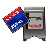Cf 256mb Compact Flash Adaptador Pcmcia Sandisk