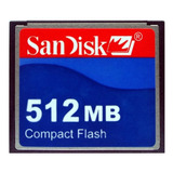 Cf Cartão Compact Flash Sandisk 512mb