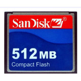 Cf Cartão Compact Flash Sandisk 512mb