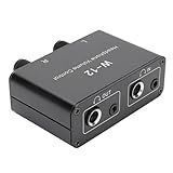 Cffuvros Controlador De Volume- Ajuste De Volume De Escapados De 3- 5 Mm 6- 35 Mm Controlador De Volume Estéreo- 1-4 De Polegada De 1-8 De Polegada Controle De Volume Em Linha