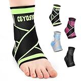 Cgyqsyk Tornozelo Suporte De Compressão Ajustável Para Tornozelo Masculino E Feminino Forte Proteção Esportiva Para Tornozelo Estabiliza Ligamentos Facilita Inchaço E Torção No Tornozelo Médio Ve