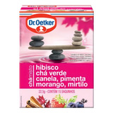 Chá Detóx Hibisco E Chá Verde Dr Oetker 22 5g