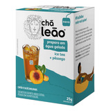 Chá Ice Tea pêssego Gelado Leão 10sachês