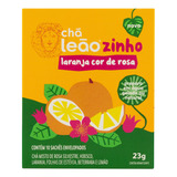Chá Laranja Cor de rosa Leãozinho Caixa 23g 10 Unidades