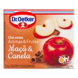 Chá Maçã Canela Dr Oetker Aromas Frutas Caixa 10g 10 Unidades